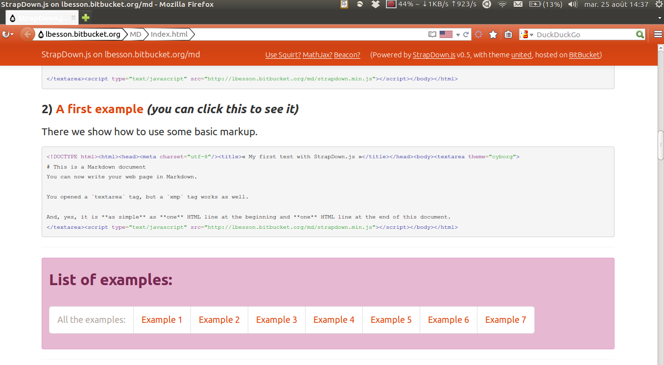 Demo of the demo! Second demo